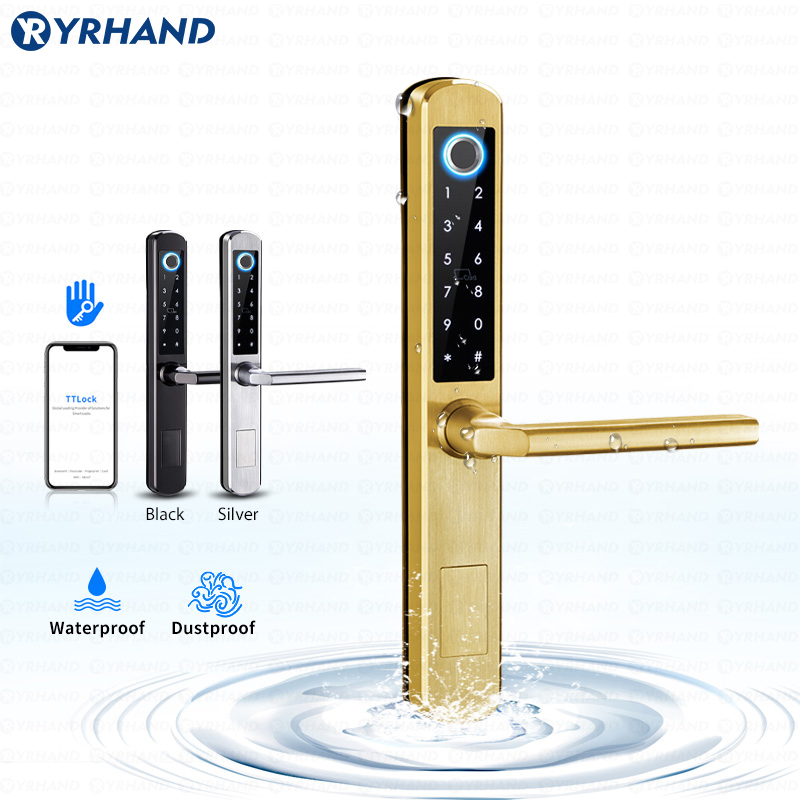 IP66 골드 스테인레스 스틸 슬라이딩 유리 스마트 잠 - Glass Door Hinge 리뷰 및 가격