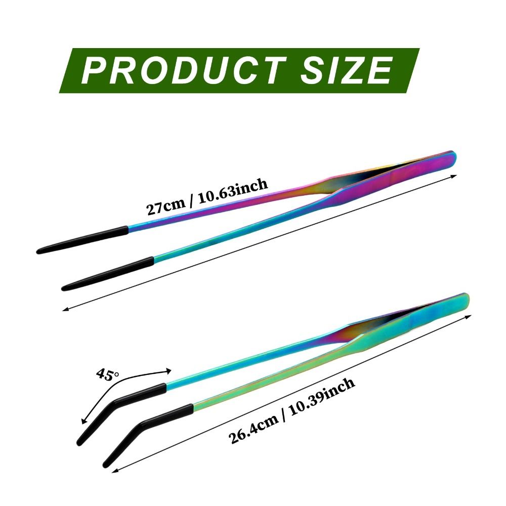 2PCS 스테인레스 스틸 파충류 먹이 집게 고무 팁이  - Feeding Tong Stainless 리뷰 및 가격